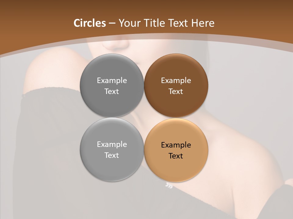 Elegance Lady Face PowerPoint Template