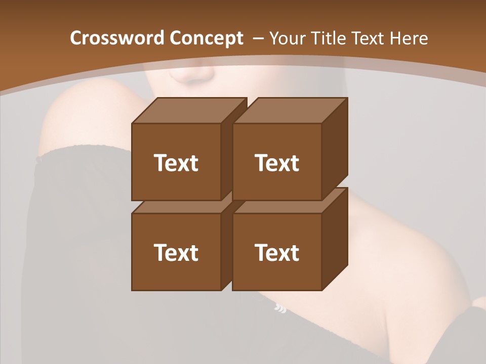 Elegance Lady Face PowerPoint Template