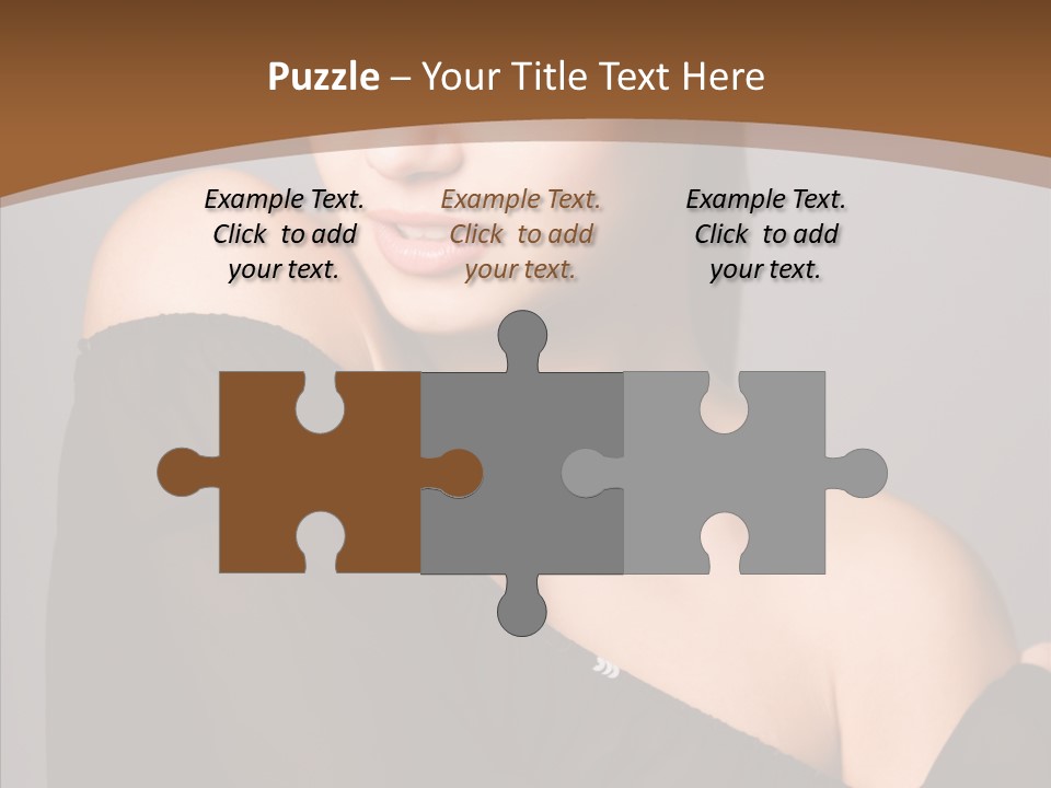 Elegance Lady Face PowerPoint Template