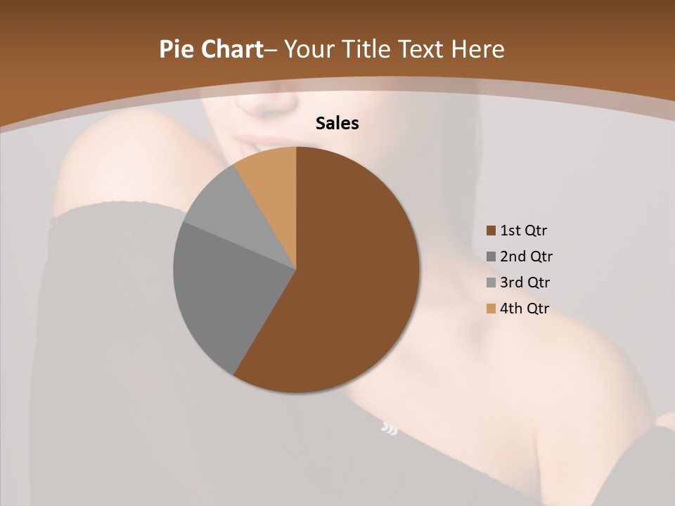 Elegance Lady Face PowerPoint Template