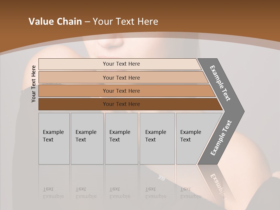 Elegance Lady Face PowerPoint Template