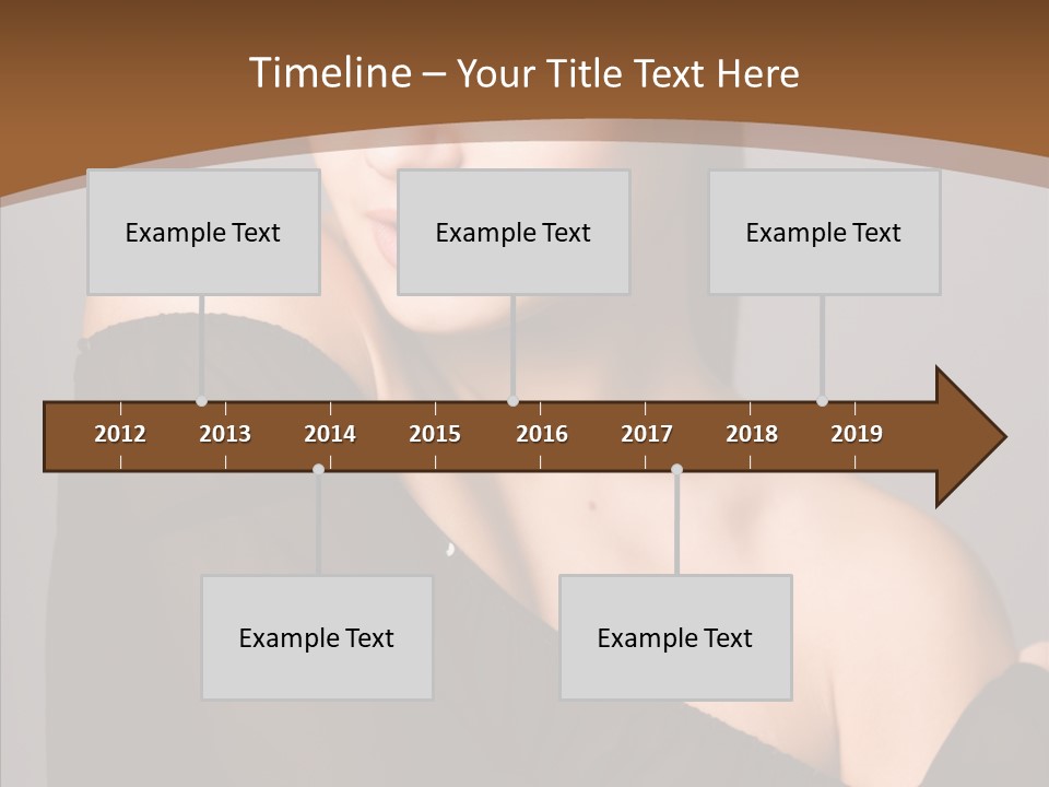 Elegance Lady Face PowerPoint Template