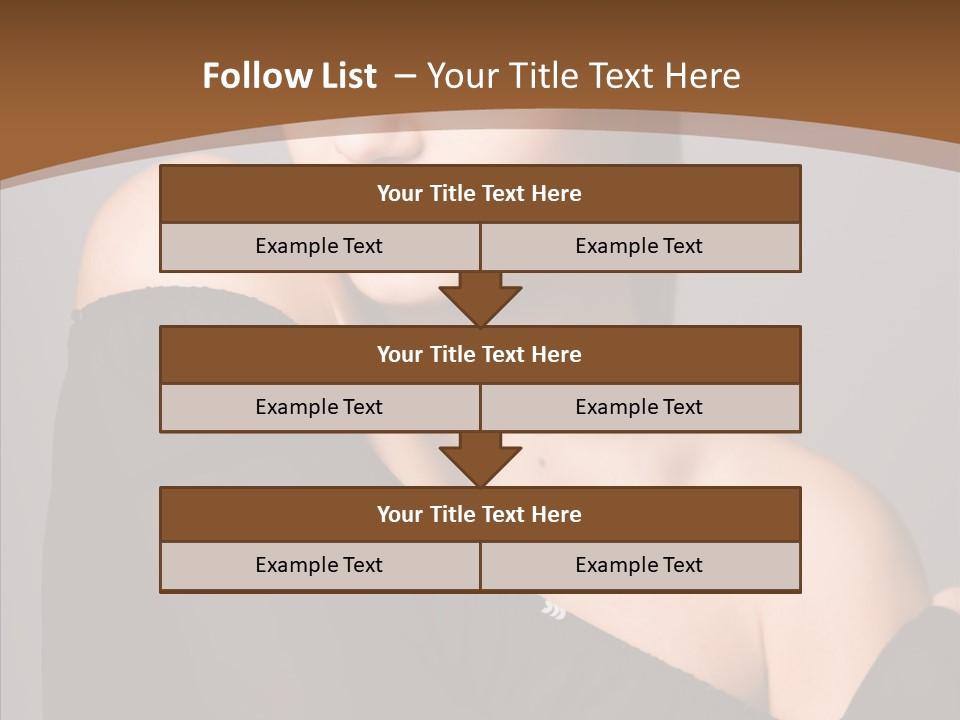 Elegance Lady Face PowerPoint Template