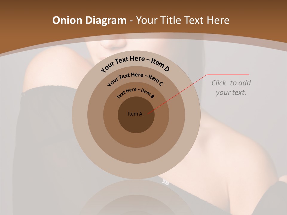 Elegance Lady Face PowerPoint Template