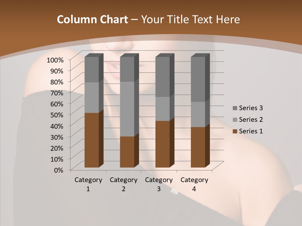 Elegance Lady Face PowerPoint Template