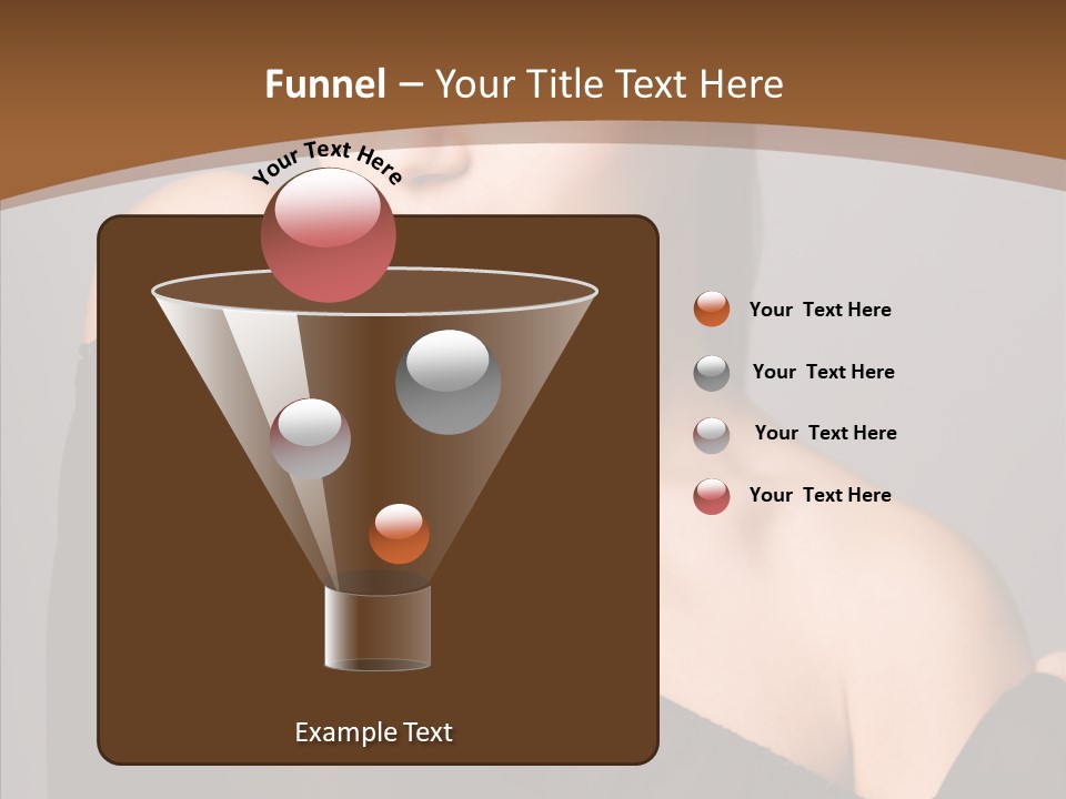 Elegance Lady Face PowerPoint Template