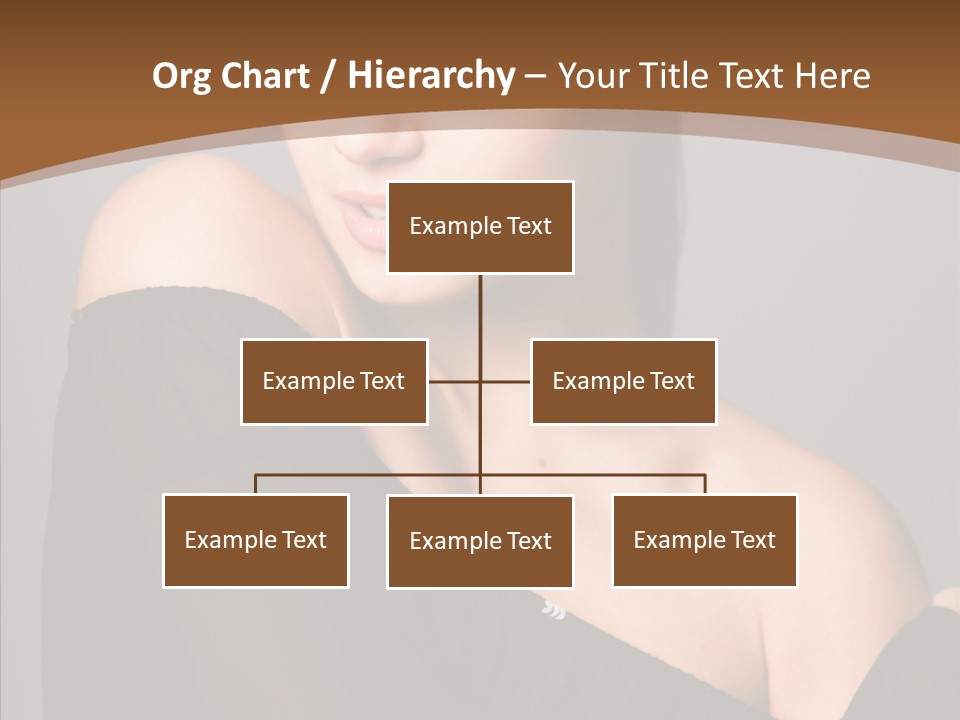 Elegance Lady Face PowerPoint Template