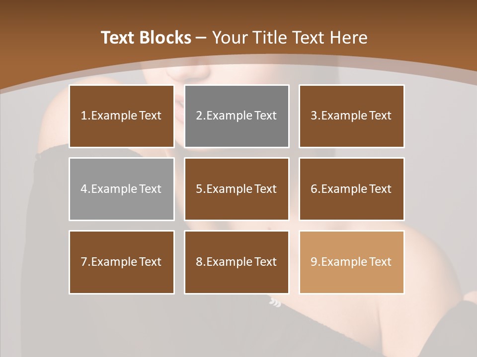 Elegance Lady Face PowerPoint Template