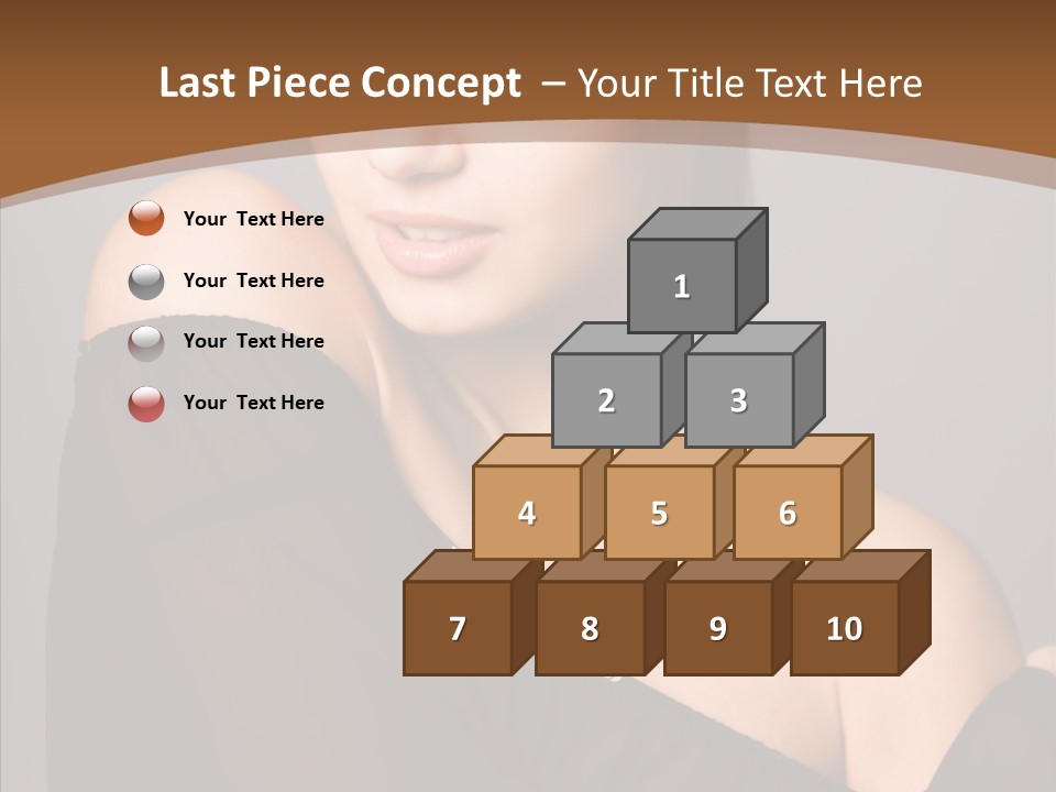 Elegance Lady Face PowerPoint Template