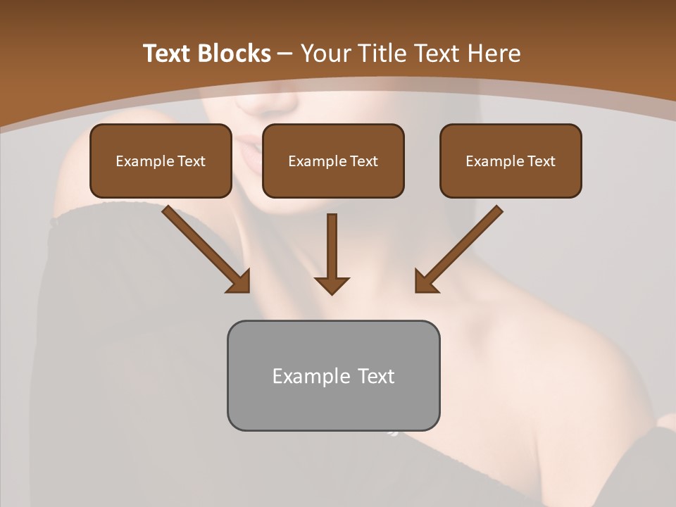 Elegance Lady Face PowerPoint Template