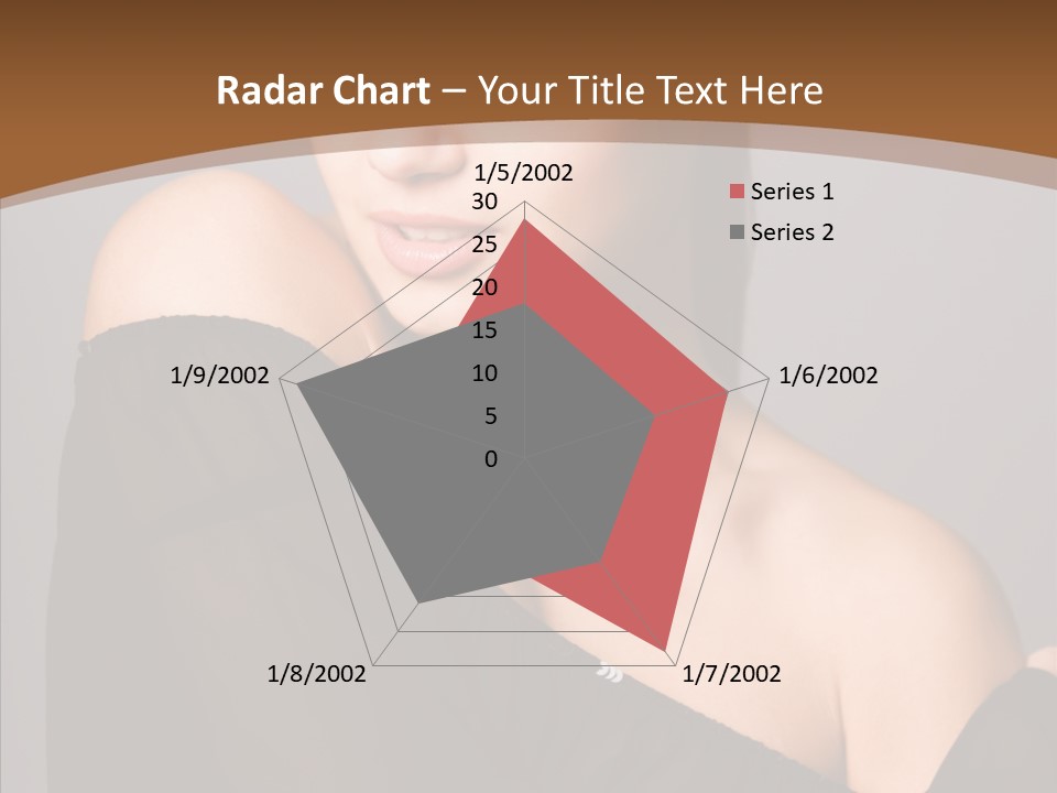 Elegance Lady Face PowerPoint Template