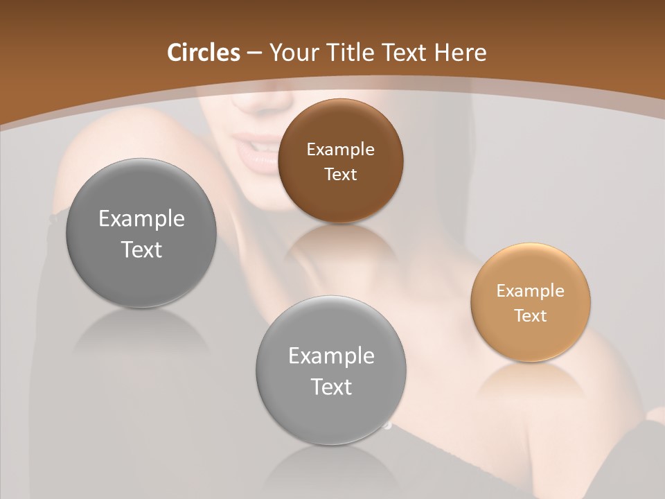 Elegance Lady Face PowerPoint Template