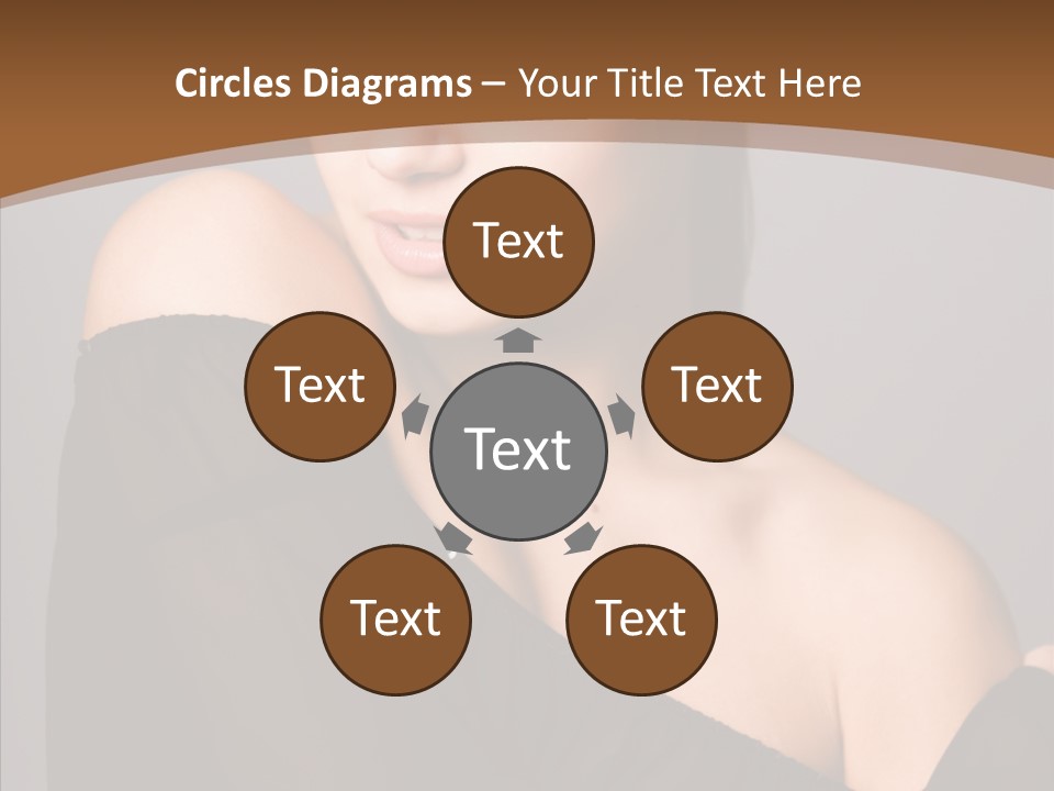 Elegance Lady Face PowerPoint Template