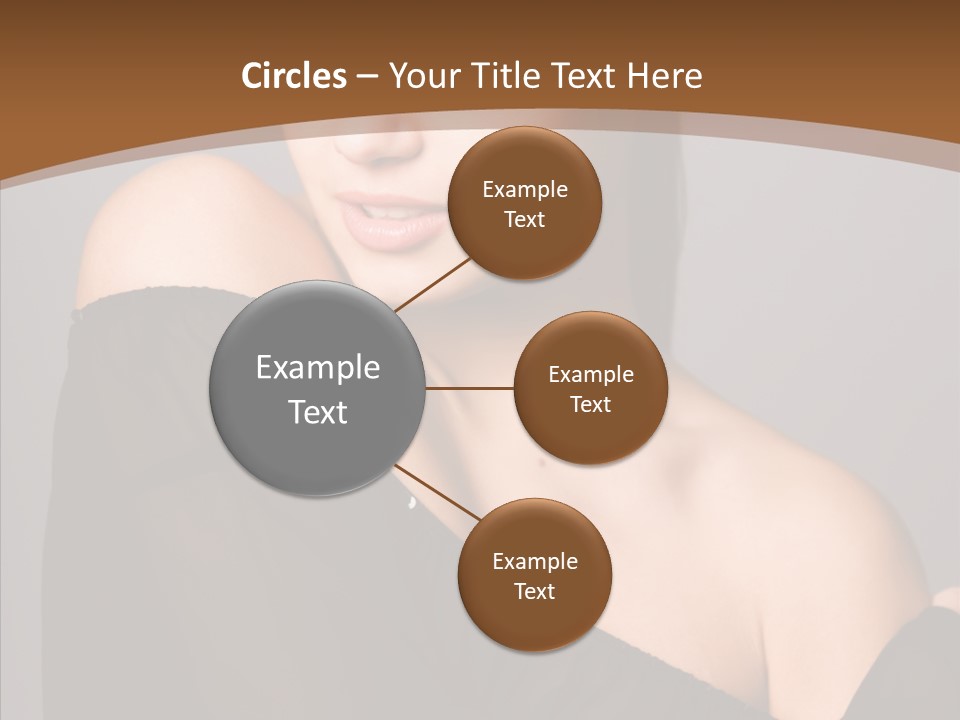 Elegance Lady Face PowerPoint Template