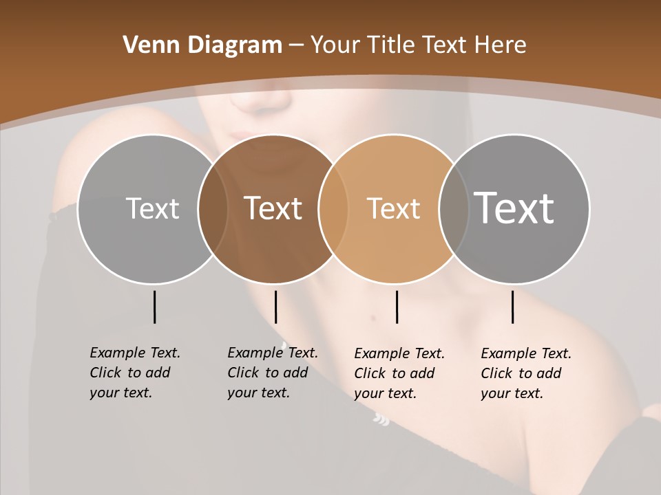 Elegance Lady Face PowerPoint Template