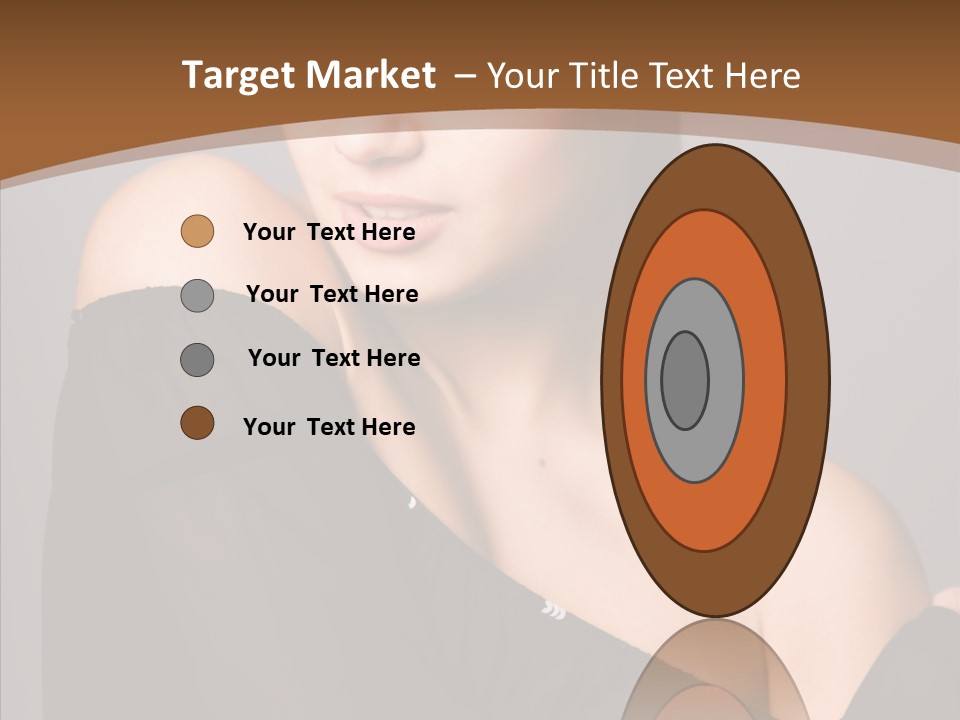 Elegance Lady Face PowerPoint Template