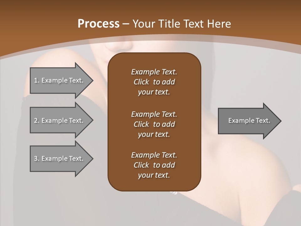 Elegance Lady Face PowerPoint Template