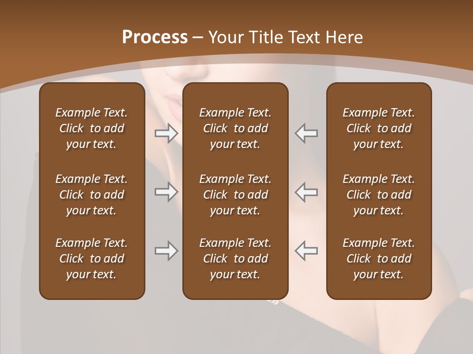 Elegance Lady Face PowerPoint Template