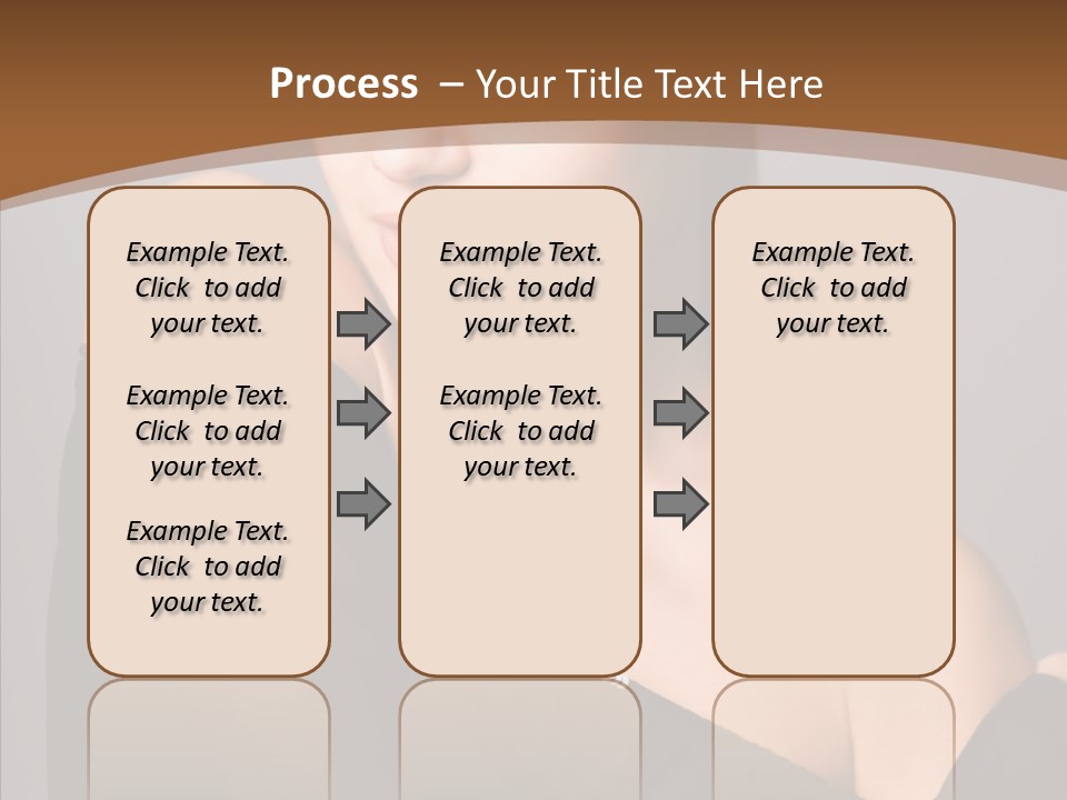 Elegance Lady Face PowerPoint Template