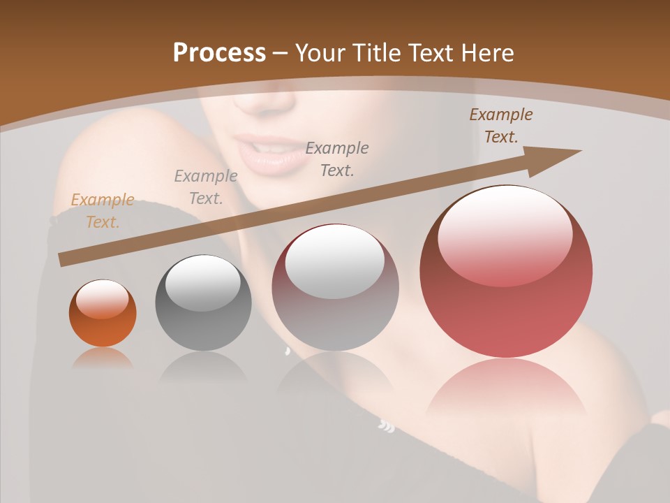 Elegance Lady Face PowerPoint Template