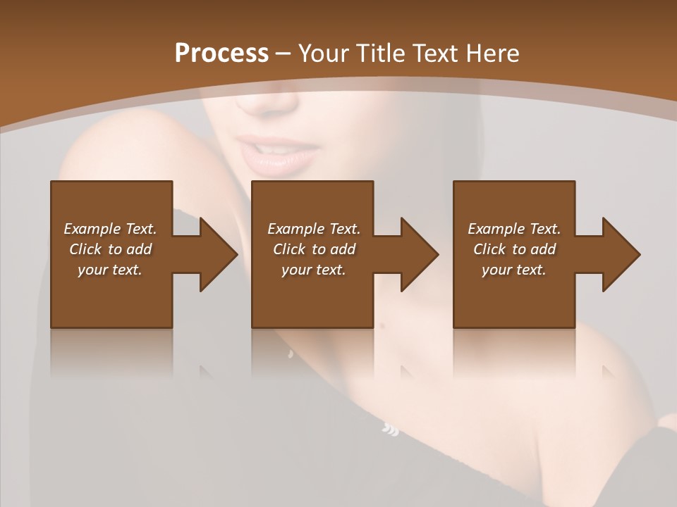 Elegance Lady Face PowerPoint Template