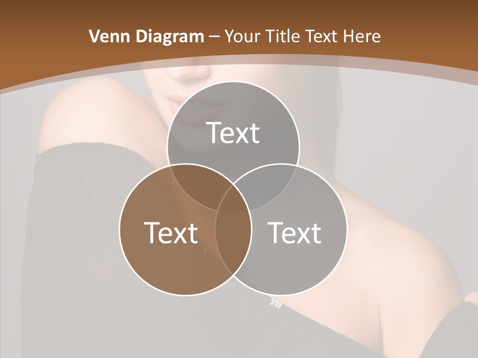 Elegance Lady Face PowerPoint Template