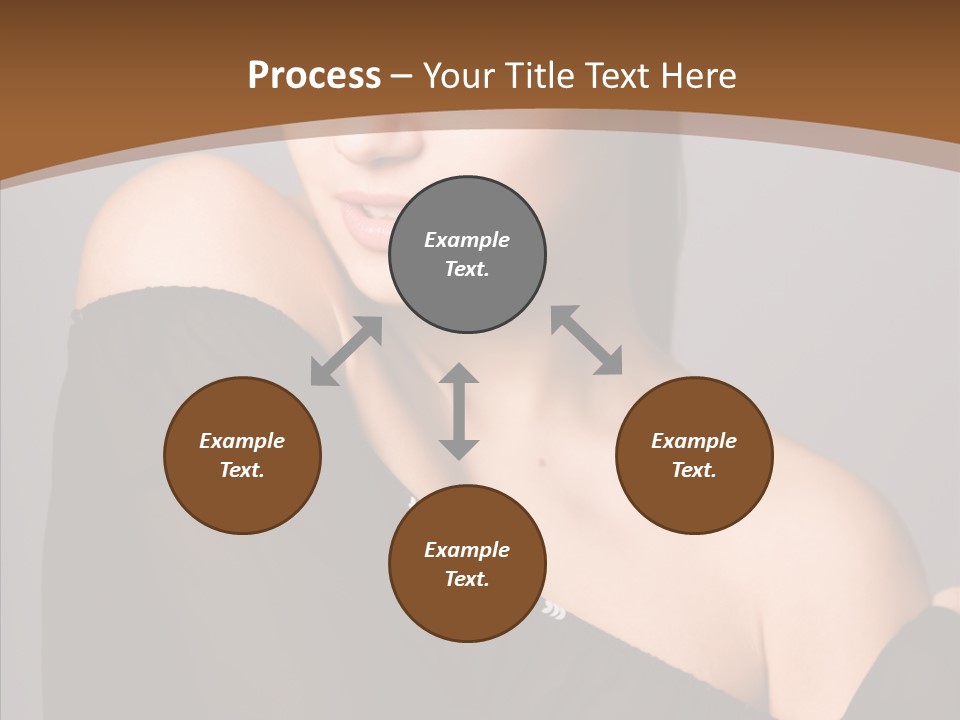 Elegance Lady Face PowerPoint Template