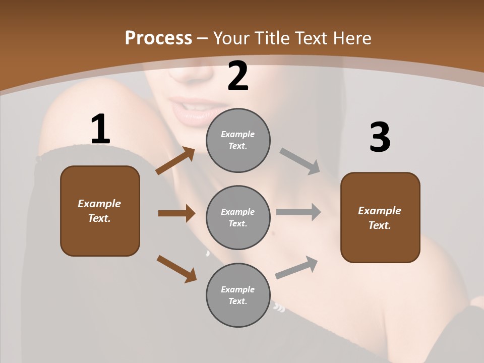 Elegance Lady Face PowerPoint Template