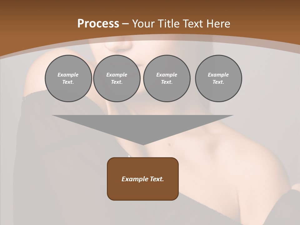Elegance Lady Face PowerPoint Template