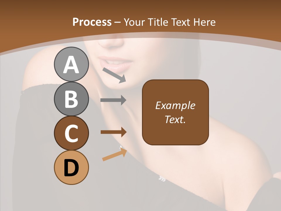 Elegance Lady Face PowerPoint Template