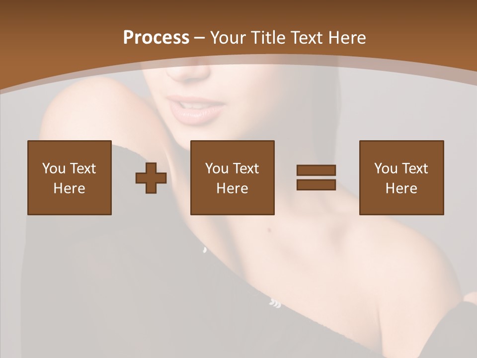 Elegance Lady Face PowerPoint Template