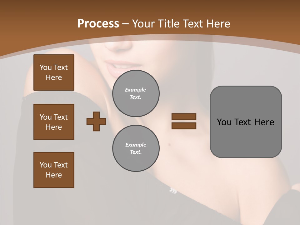 Elegance Lady Face PowerPoint Template