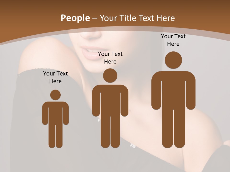 Elegance Lady Face PowerPoint Template