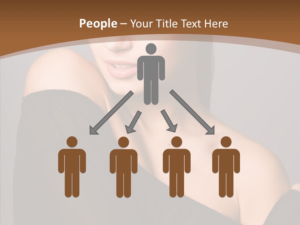 Elegance Lady Face PowerPoint Template