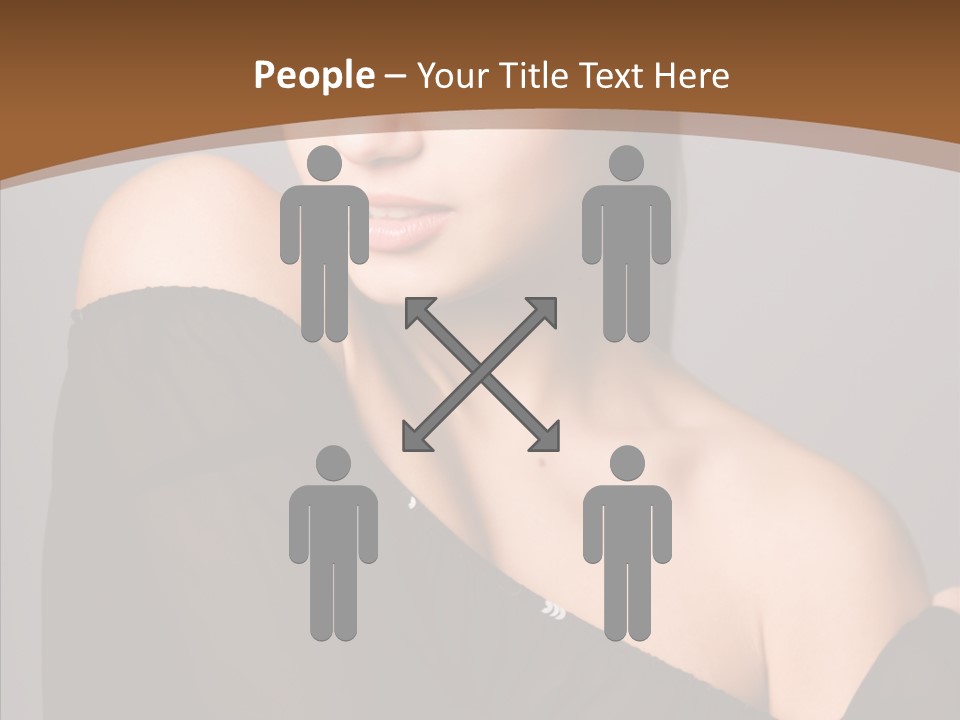 Elegance Lady Face PowerPoint Template