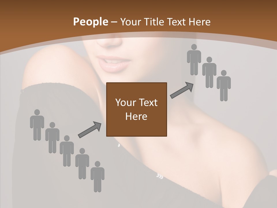 Elegance Lady Face PowerPoint Template