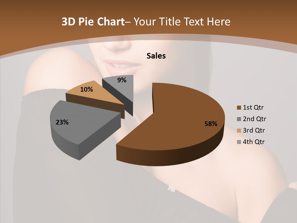 Elegance Lady Face PowerPoint Template