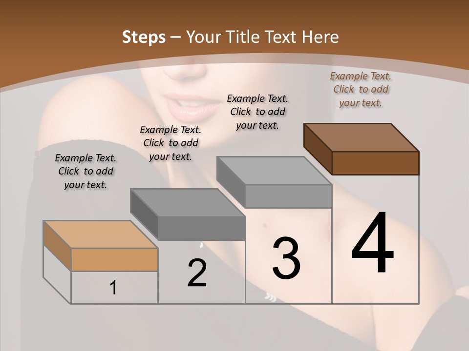 Elegance Lady Face PowerPoint Template