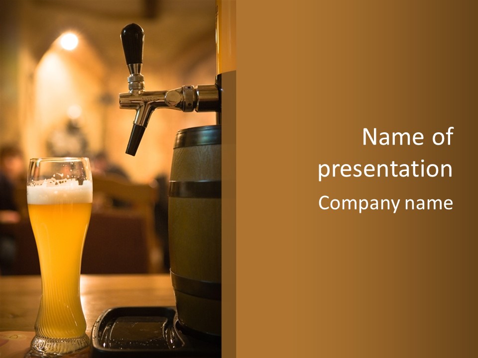Counter Brew Ale PowerPoint Template