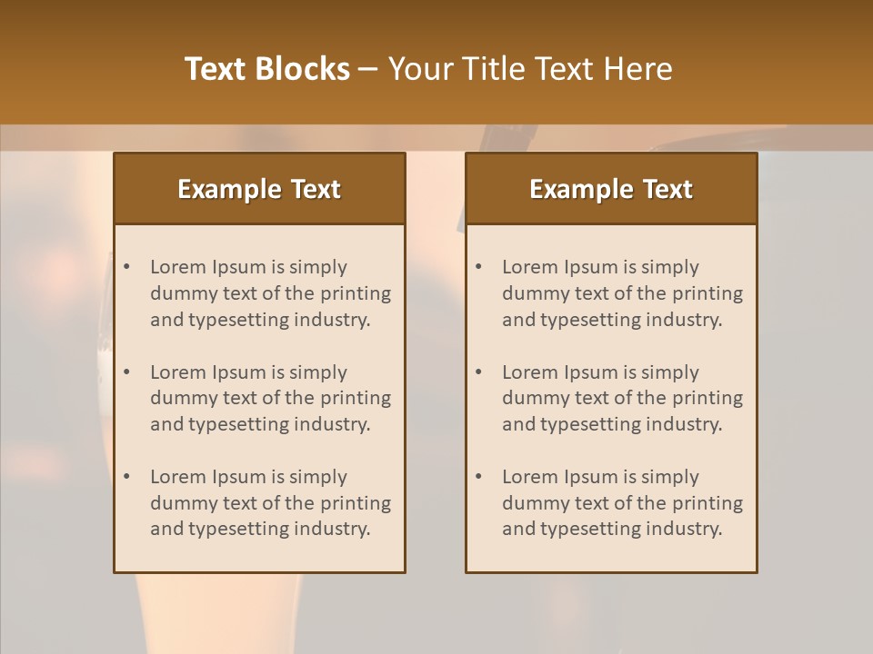 Counter Brew Ale PowerPoint Template