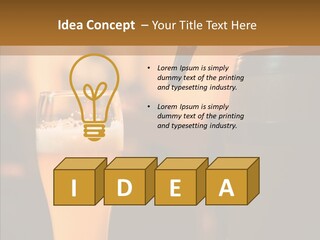 Counter Brew Ale PowerPoint Template