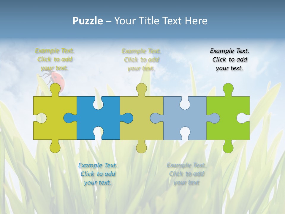 Background Meadow Flower PowerPoint Template