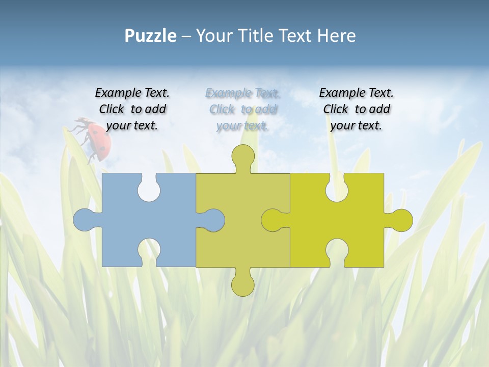 Background Meadow Flower PowerPoint Template