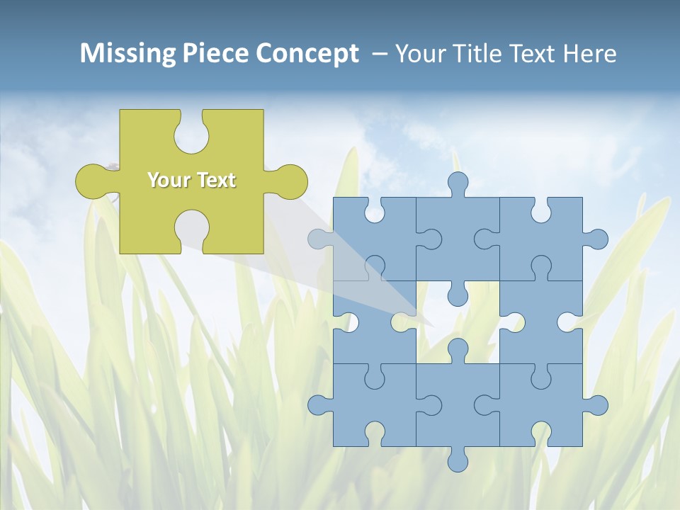 Background Meadow Flower PowerPoint Template