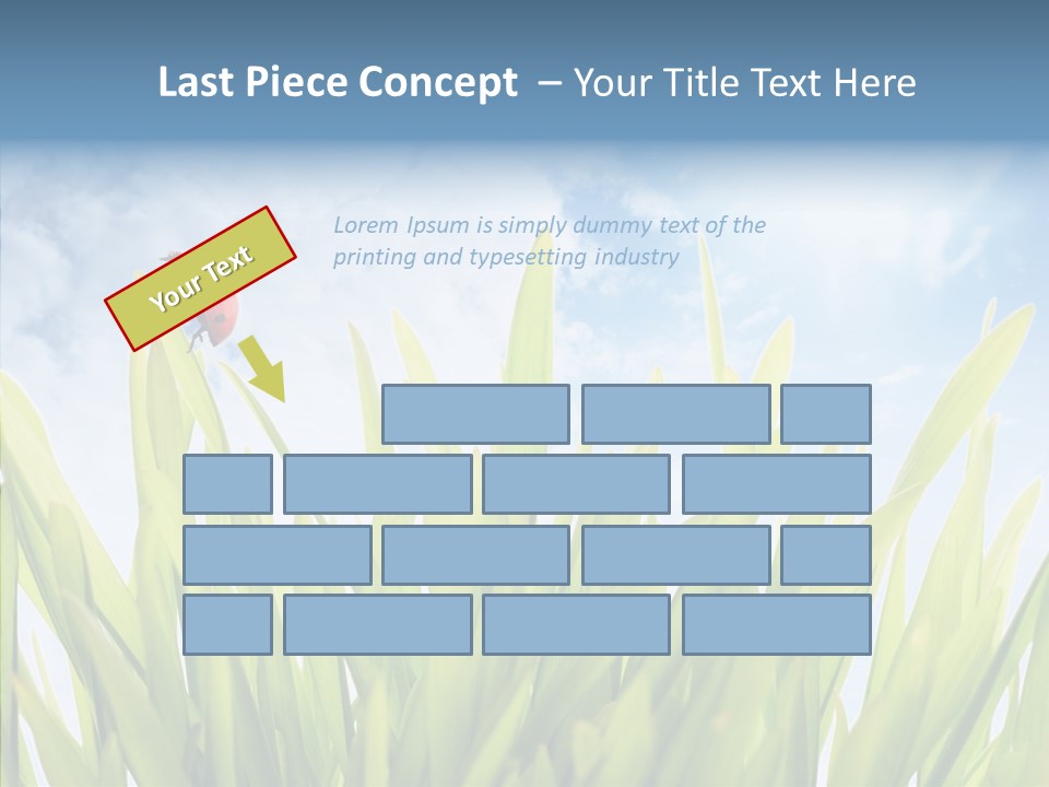 Background Meadow Flower PowerPoint Template