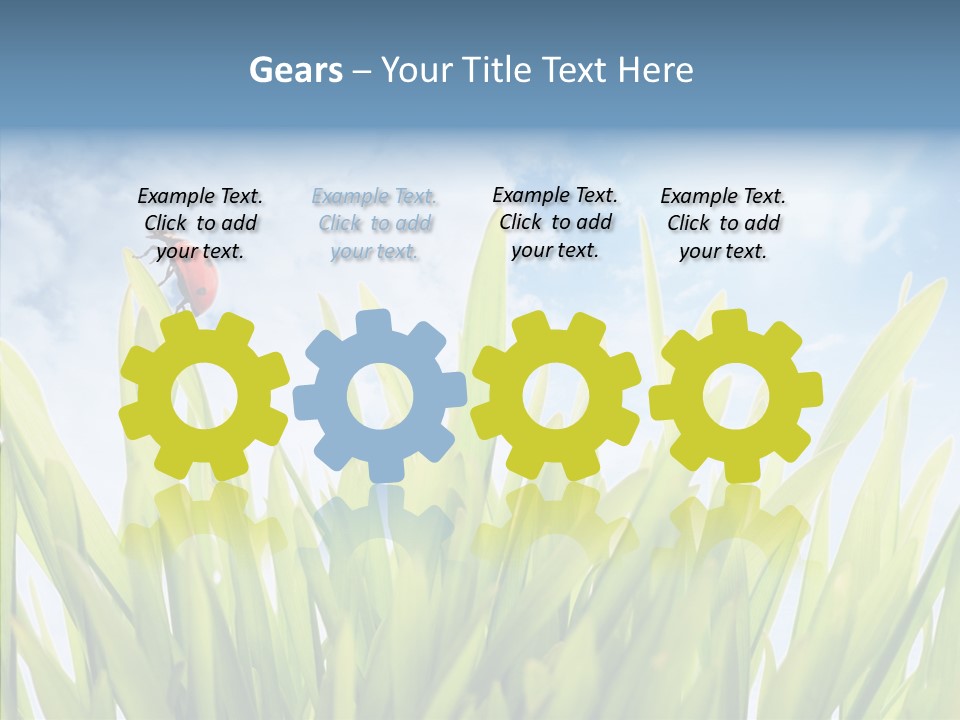 Background Meadow Flower PowerPoint Template