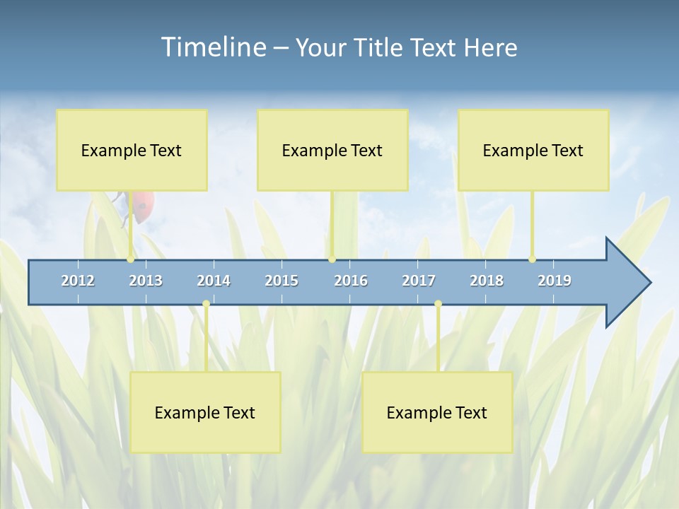 Background Meadow Flower PowerPoint Template