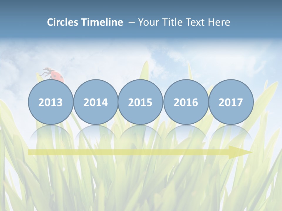 Background Meadow Flower PowerPoint Template