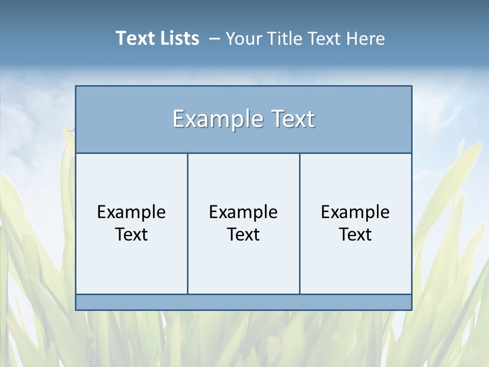 Background Meadow Flower PowerPoint Template