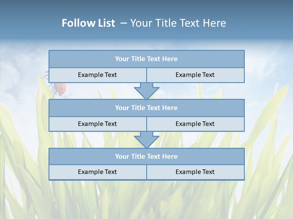 Background Meadow Flower PowerPoint Template